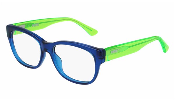 Puma Junior Kids Eyeglasses PJ0003O-006 Blue/Green