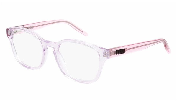 Puma Junior Kids Eyeglasses PJ0042O-004 Violet/Pink