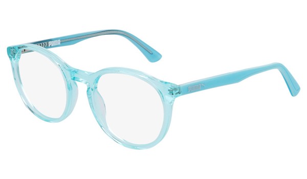 Puma Junior Kids Eyeglasses PJ0019O-006 Light Blue