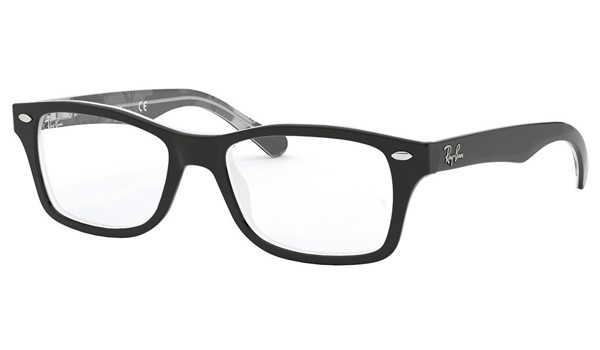 Ray-Ban Junior RY1531-3803 Children's Glasses Black on Texture Grey Black