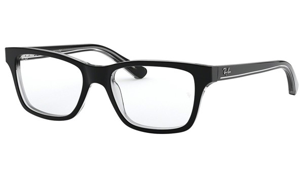 Ray-Ban Junior RY1536-3529 Children's Glasses Black on Transparent