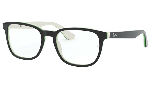 Ray-Ban Junior RY1592-3820 Children's Glasses Black On White/Green
