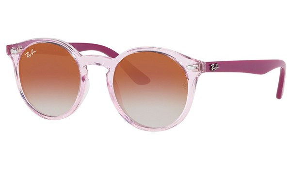 Ray-Ban Junior RJ9064S-7052V0 Kids Sunglasses Transparent Pink 