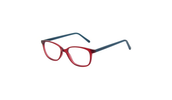 United Colors of Benetton BEKO2009-235 Kids Eyeglasses Crystal Red