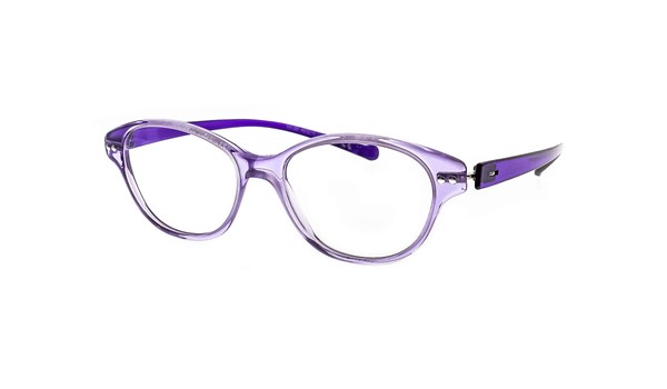 iGreen V4.29-C22 Kids Eyeglasses Transp Violet/Shiny Violet