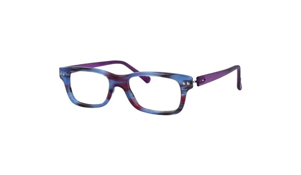 iGreen V4.72-C96 Kids Eyeglasses Blue Red Havana/Matt Lavender