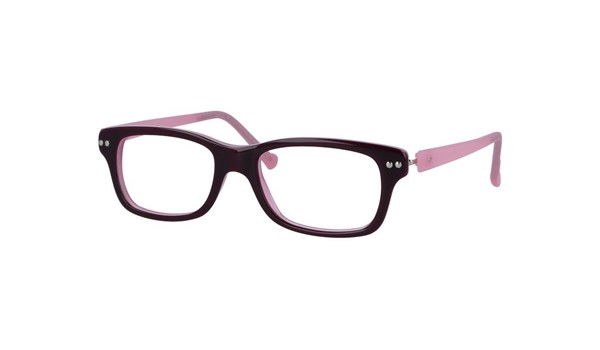 iGreen V4.72-C498 Kids Eyeglasses Wine Red Pink/Matt Light Pink