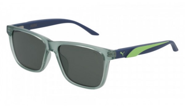 Puma Junior Kids Sunglasses PJ0051S-003 Green Blue Green Lenses 