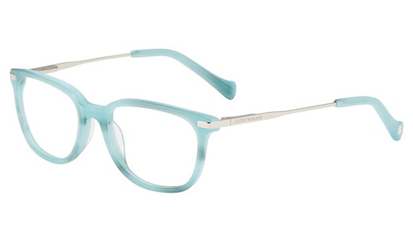 Lucky Brand Children's Eyeglasses D722 Teal Horn