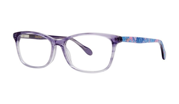 Lilly Pulitzer Azita Girls Eyeglasses Purple Shell