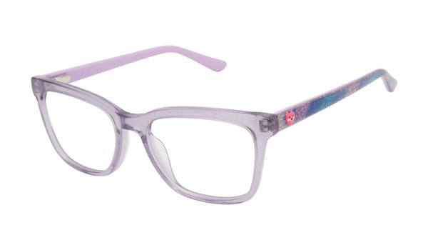 gx by Gwen Stefani Juniors GX825  Girls Glasses PUR Purple Glitter