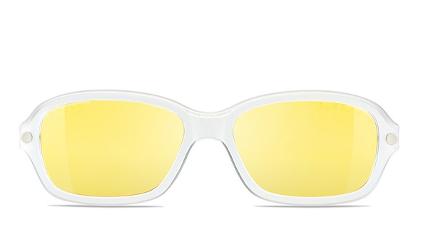 Nano Replay Blue Block Yellow Lens Clip Crystal White