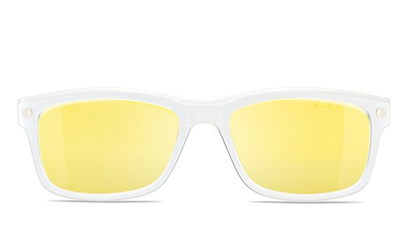 Nano Crew Blue Block Yellow Clip Lens Clip Crystal White 