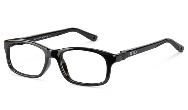 Nano Arcade 3.0 Kids Eyeglasses Crystal Black/Black