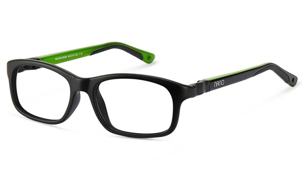 Nano Arcade 3.0 Kids Eyeglasses Matt Black/Green