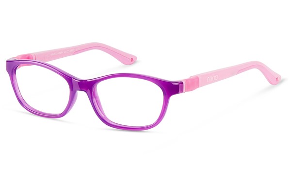 Nano Camper 3.0 Kids Eyeglasses Crystal Purple/Pink