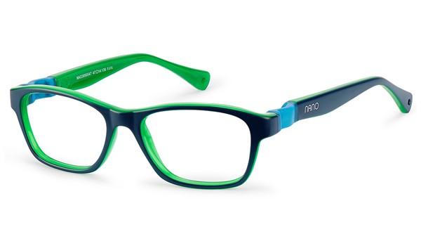 Nano Gaikai 3.0 Kids Eyeglasses Matte Navy/Green