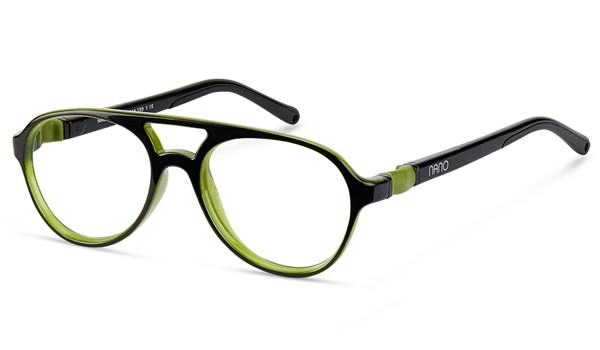 Nano Gran Turismo 3.0 Kids Eyeglasses Black/Khaki