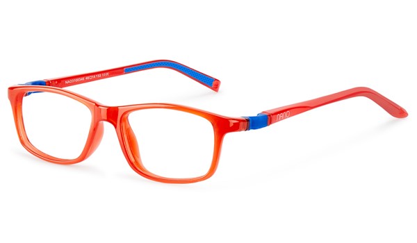 Nano Crew Sleek 3.0 Kids Eyeglasses Crystal Red/Blue