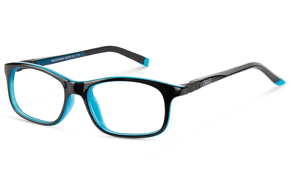 Off-White Optical Style 12 (Color: Light Crystal with Blue Block)