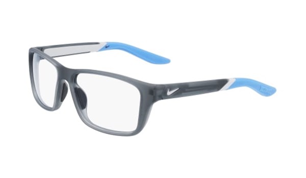 Nike 5045-066 Kids Eyeglasses Matte Dark Grey/ Royal Pulse