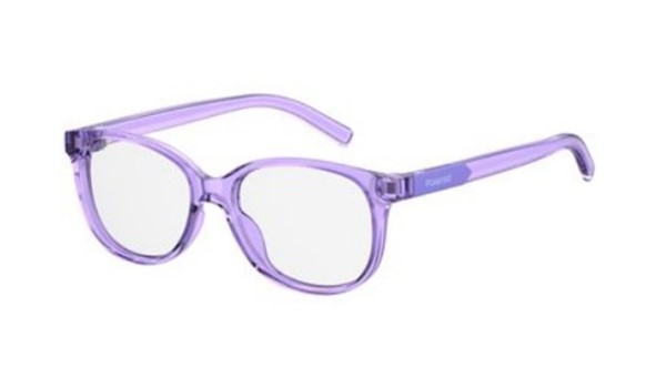 Polaroid Kids PLD D809 0B3V Violet Kids Eyeglasses      