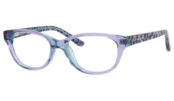 Juicy Girls Eyeglasses JU913 0JMQ Aqua Pink Crystal