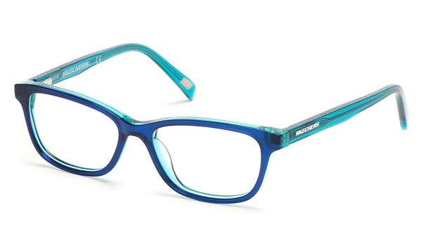 Skechers SE1660 Kids Glasses Shiny Blue 090