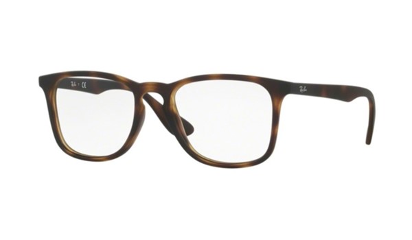 Ray-Ban Eyeglasses RX7074-5365 Rubber Havana