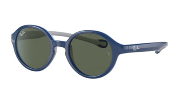 Ray-Ban Junior  RJ9075S-709671 Kids Sunglasses Blue on Rubber Grey