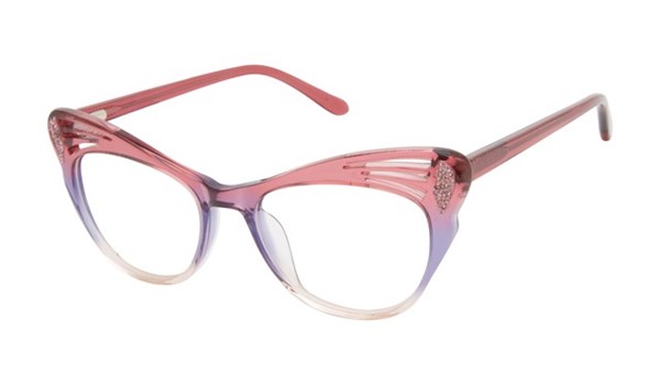 Lulu Guinness Girls Eyeglasses LK037 Raspberry