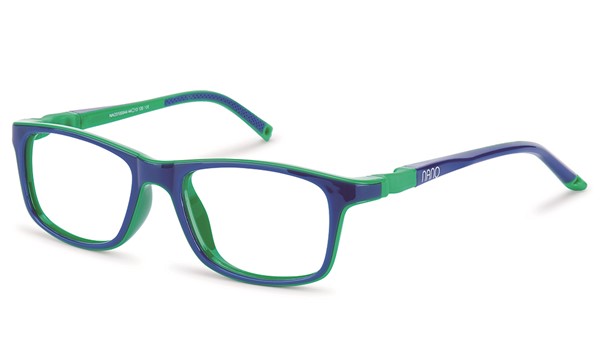 Nano Crew Sleek 3.0 Kids Eyeglasses Navy/Green