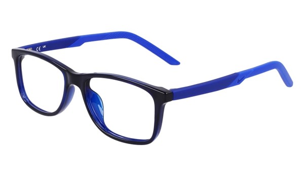 Nike 5037-410 Kids Eyeglasses Midnight Navy/Racer Blue