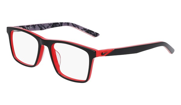 Nike 5548-006 Kids Eyeglasses Black/University Red