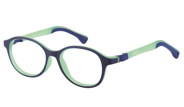 Nano Sprite Glow 3.0 Children's Glasses Matte Navy/Green Glow