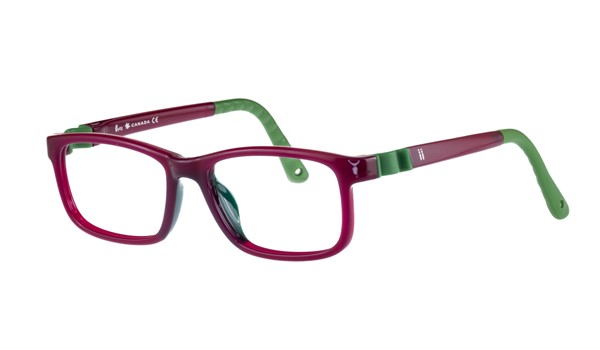 Indii Kids IN30-C1 Jacks Children's Glasses Raspberry Green