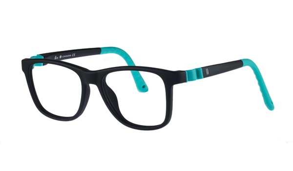 Indii Kids IN31-C2 Puzzle Children's Glasses Black Turquoise