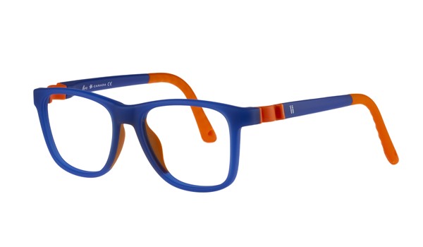 Indii Kids IN31-C3 Puzzle Children's Glasses Navy Orange