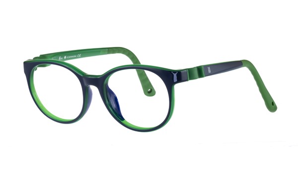 Indii Kids IN32-C1 4Square Children's Glasses Navy Green