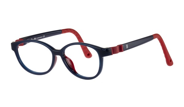 Indii Kids IN36-C3 Grounder Children's Glasses Navy Red