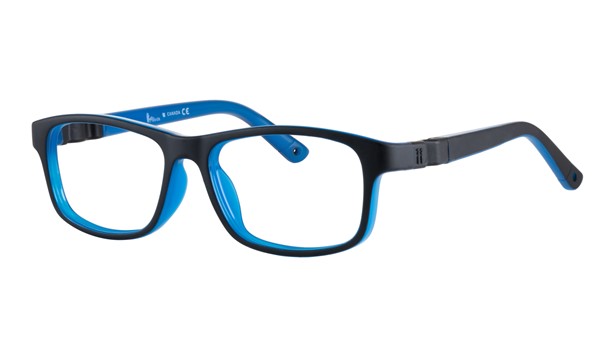 Indii Kids IN45-C3 Skip Children's Glasses Matte Black/Blue