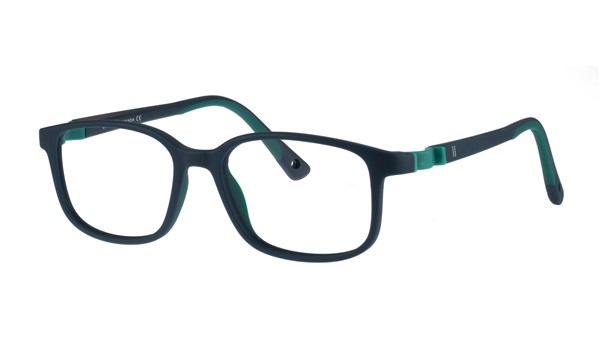 Indii Kids IN46-C2 Race Children's Glasses Dark Navy Green