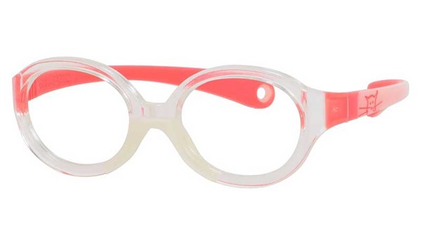 Kids By Safilo Sa0001 Eyeglasses Crystal Pink Red 0I7L