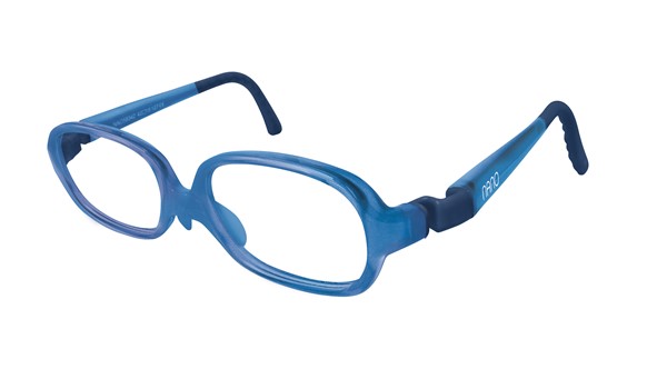 Nano NAO58442 Beat Kids Eyeglasses Matte Blue/ Crystal Blue 42-15 (2-4 Years)