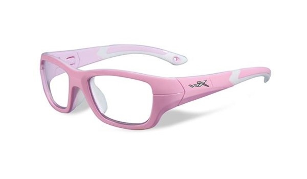 Wiley X Youth Force WX Flash YFFLA01 Kids Sports Glasses Rock Candy Pink