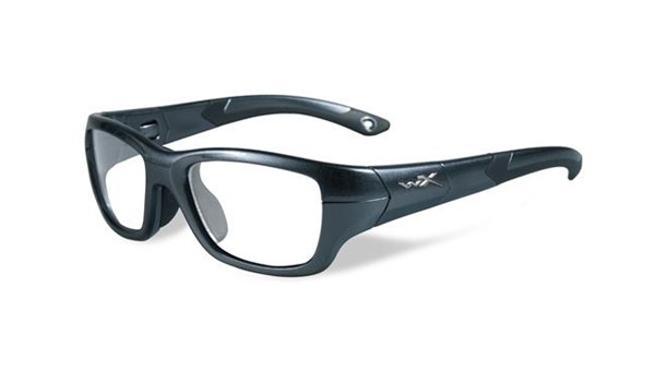 Wiley X Youth Force WX Flash YFFLA03  Kids Sports Glasses Graphite/Black