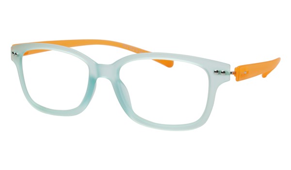 iGreen V2.8-C16M Kids Eyeglasses Matt Aqua Marine/Matt Orange