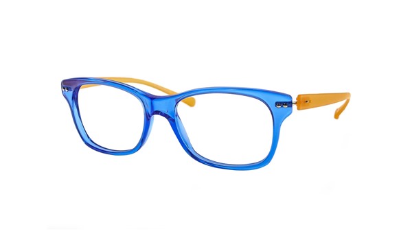 iGreen V4.10-C04 Kids Eyeglasses Shiny Blue/Matt Orange