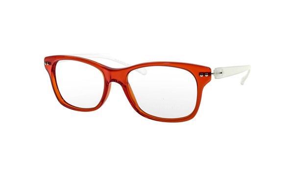 iGreen V4.10-C09 Kids Eyeglasses Shiny Red/Matt Crystal