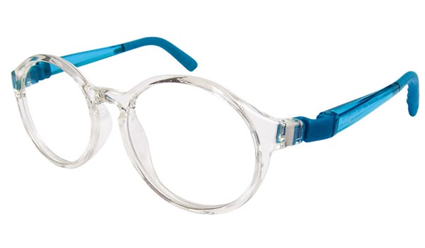 Nano NAO600746 Breakout Kids Eyeglasses Crystal/Blue Eye Size 46-17 (8-10 Years)
